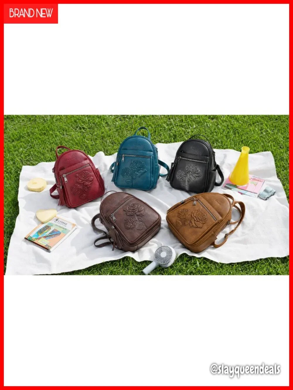 Vegan Leather Mini Backpack Purse Womens Small Fashion Daypack